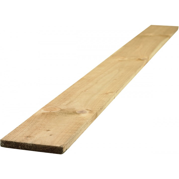 6x1 Gravel Boards – Pressure-Treated Timber for Fencing (1.8m / 3.6m / 4.8m)