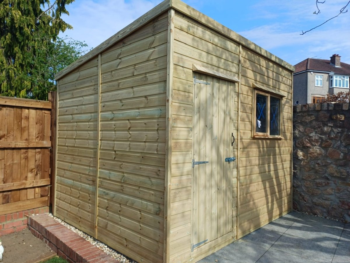 Pent Shed - Decking Delivery