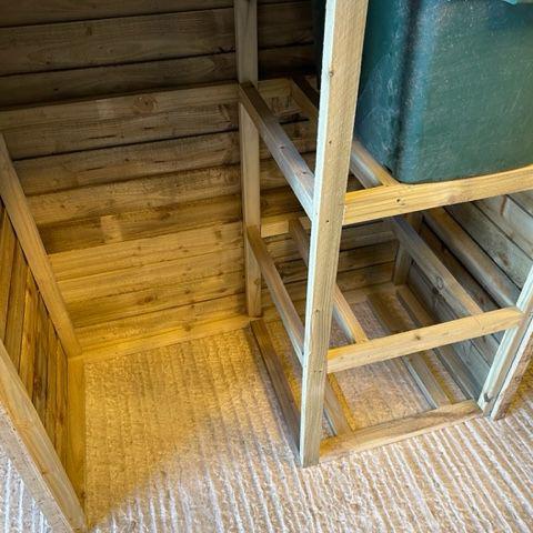 Wheelie Bin Store - For 240 Litre Bins - Decking Delivery